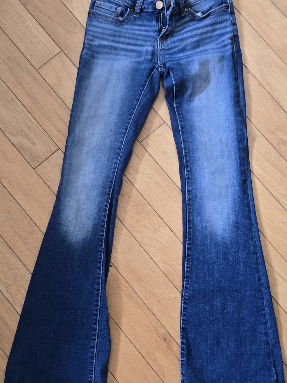 BKE Women's Medium Blue Flare Jeans
